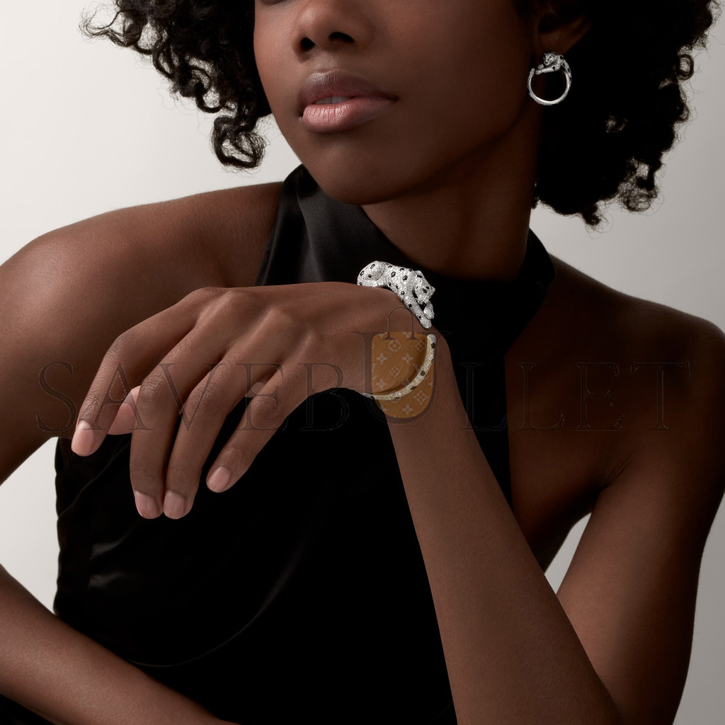 Ca*t*er panthÈre white gold de Ca*t*er earrings h8000330